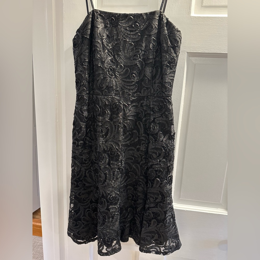 David Meister Strapless Cocktail Dress